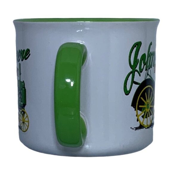 JOHN DEERE Jumbo Mug Tractor Officially Licensed 21.5 oz White Green Gift Mug - Picture 6 of 15